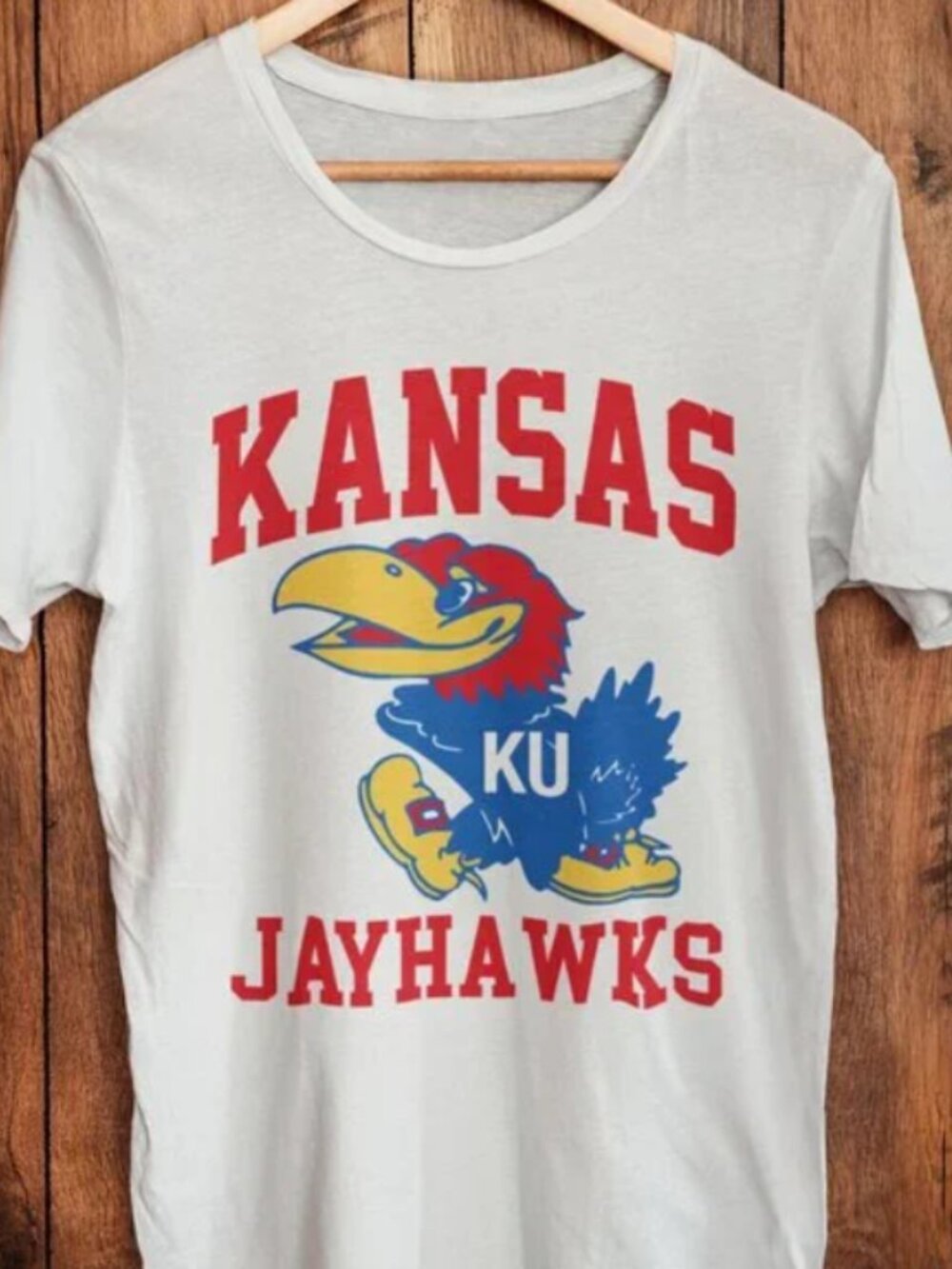 Vintage 90s Higher Education Of Kansas Jayhawks Unisex shirt tee full size